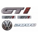 Kit Emblemas Gol GTI 89 a 94 